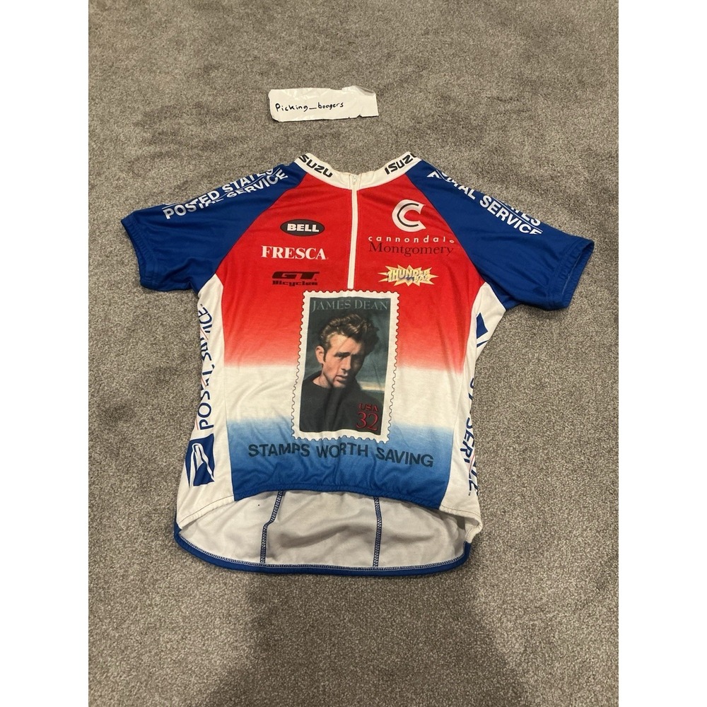 Vintage Cannondale US Postal James Dean Jersey‎ Size M